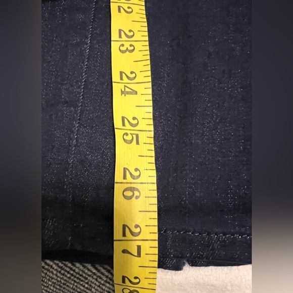 NYDJ NEW Size 14 Women’s Dark wash “Rinse” Pull On Skinny jeans with Ankle Slit - Picture 8 of 12